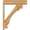 Ekena Millwork Merced Block Rough Sawn Outlooker, Western Red Cedar, 8"W x 34"D x 42"H OUT08X34X42MRC05RWR - alternate 2